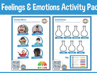 Feelings & Emotions Activity Pack Children