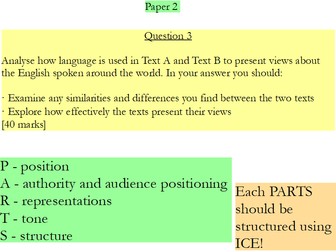 A Level English Language Model Exam Reponse 2