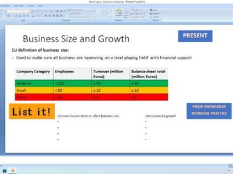 OCR A Level Business - Introduction to business