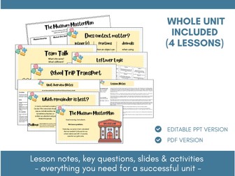 Division & Remainders | Whole Unit | Lesson Notes, Slides & Activities