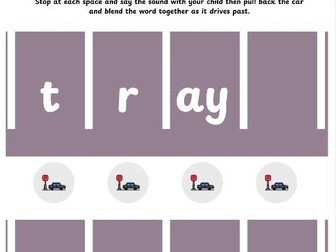 Phonics car park game phase 1-5