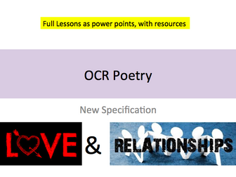 OCR Love and Relationships