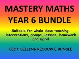YEAR 6 MATHS MASTERY BUNDLE