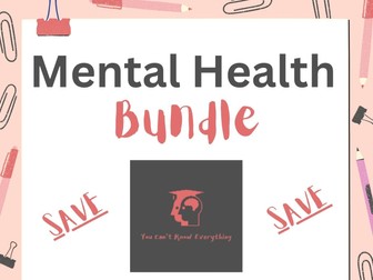 Mental Health Bundle PSHE