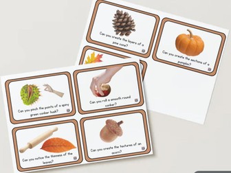 Autumn Themed Playdough Challenge