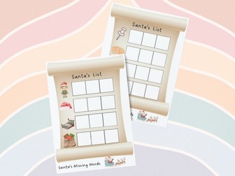 Christmas - Santa's Missing Words