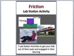 Friction - Physics Optics - 7 Engaging Lab Stations