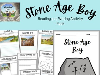 Stone Age Boy: Reading and Writing Activity Pack for LKS2