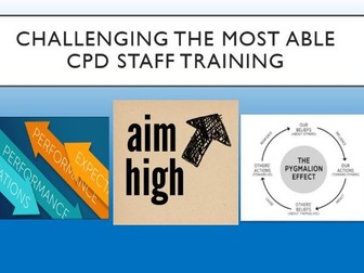 Challenging the Most Able - STAFF CPD TRAINING - INSET