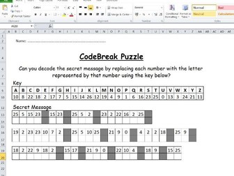 Codebreak puzzle maker