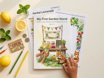 Garden Drinks Stand - Enterprise and Maths KS1 KS2