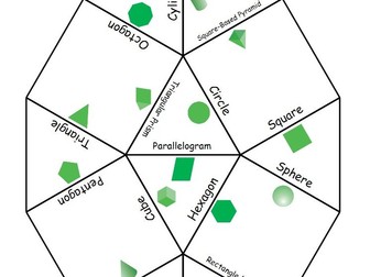 2D and 3D Shape Matching Tarsia Puzzle (KS1/KS2)