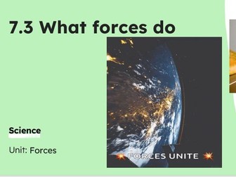 Forces [Cambridge lower secondary]