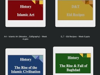 Early Islamic Civilisation Unit KS2 (History, Art & DT)