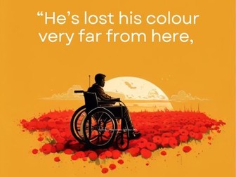 'Disabled' Quotation Poster New Eduqas Anthology