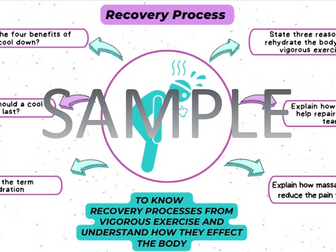 AQA GCSE PE - Recovery Process worksheet