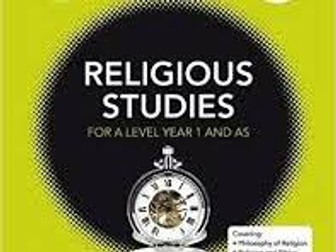 A level OCR Religious Studies 2018: COMPLETE PHILOSOPHY REVISION NOTES
