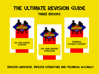 GCSE English Study Guide 2021  (Language, Literature + Technical Accuracy)