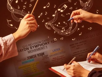 HAYDN SYMPHONY 104, MVT 1, REVISION CARD & ANNOTATED SCORE FOR EDUQAS A-LEVEL MUSIC APPRAISAL Q12