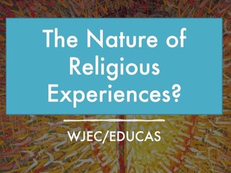 Religious Experience Student Workbook 29 Pages with Activities