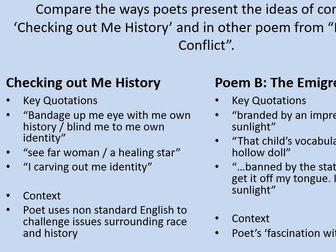 Power & Conflict Revision: Essay Questions
