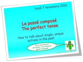 The perfect tense - Le passé composé