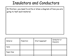 electricity unit of work with sheets yr4 teaching resources