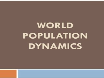 WORLD POPULATION DYNAMICS