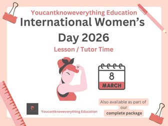International Women's Day Form / Tutor Time 2026