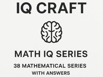 Preparation for IQ test series