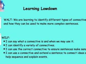 Using connectives lesson 1