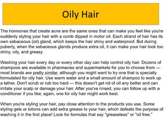 Puberty Lesson 4 - Hygiene