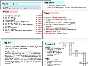 GCSE Atomic Structure Complete Lesson: Engaging and Fully Resourced!