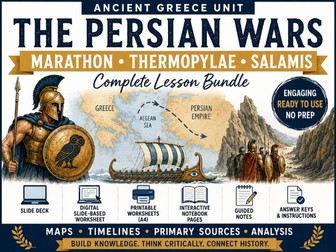 The Persian Wars Lesson Bundle - Ancient Greece Unit - Middle-School History
