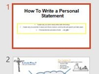 How to write a Post 16 Personal Statement