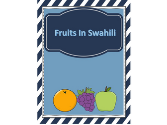 Learn About Fruits In Swahili