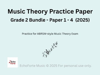 Music Theory Grade 2 Practice Papers 1–4 Bundle