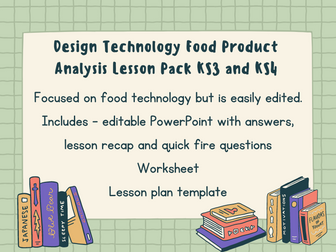 Product Analysis Lesson Pack - KS3 Design Technology