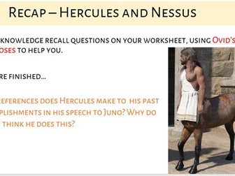 Myth and Religion - Unit 2, Lesson 5: Lesser Adventures of Hercules