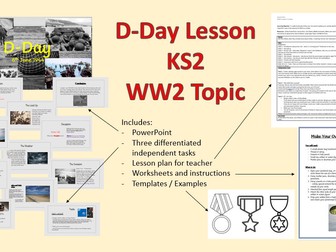 'D-Day' Lesson and Resources (WW2)