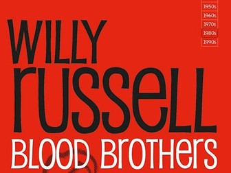 English: Blood Brothers Workbook- Act One