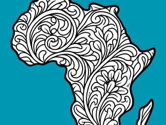 Black cultured female colouring book