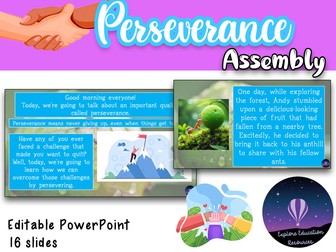 Perseverance Assembly for KS1/KS2