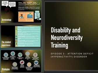 Disability and Neurodiversity - AD(H)D