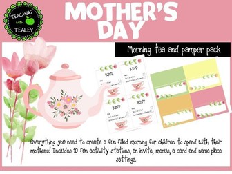 Mother's Day Morning Tea and Pamper Pack
