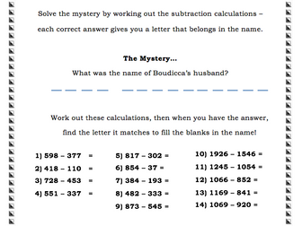 KS2 Maths Mystery Solvers