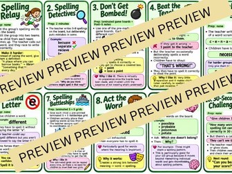 KS1 + KS2 Spelling Games