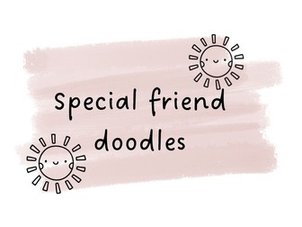 Special friend doodles