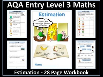 AQA Entry Level 3 Maths - Estimation Workbook