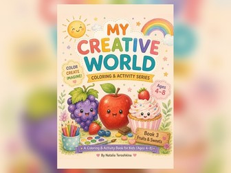 My Creative World: Fruits & Sweets Activity Book